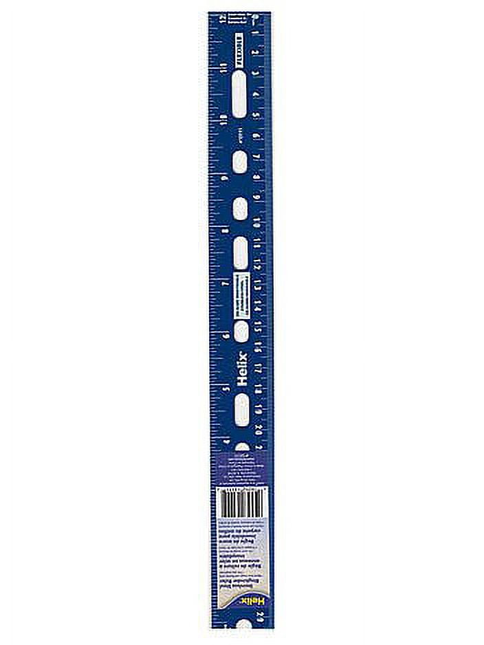 Helix Stainless Steel 12-Inch Ruler (Color May Vary) (Pack of 4 ...