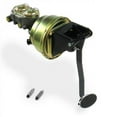 thumbnail image 1 of Helix Suspension Brakes & Steering 321328 8 in. Dual Universal Adjustable Firewall Disc & Drum Brake Pedal Kit with Large Oval Chrome Pad, 1 of 1