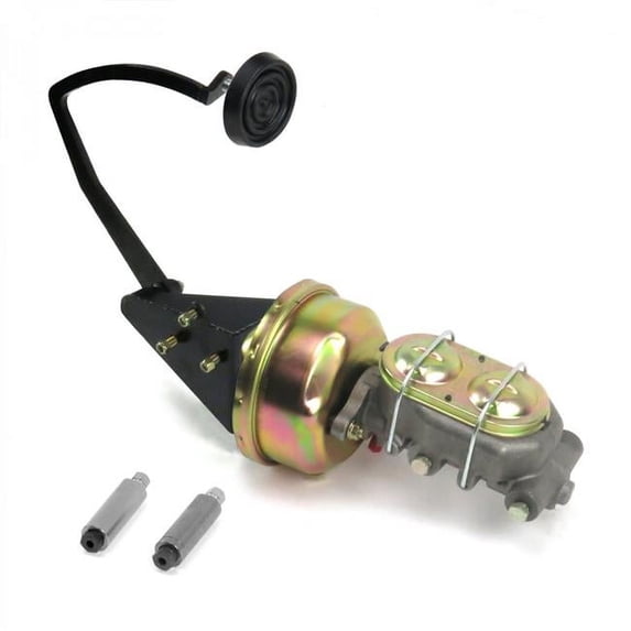 Helix Suspension Brakes & Steering 55-59 Chevy Truck 8 in. Single Brake Pedal Kit Disc & Disc 3 in. Rubber Pad