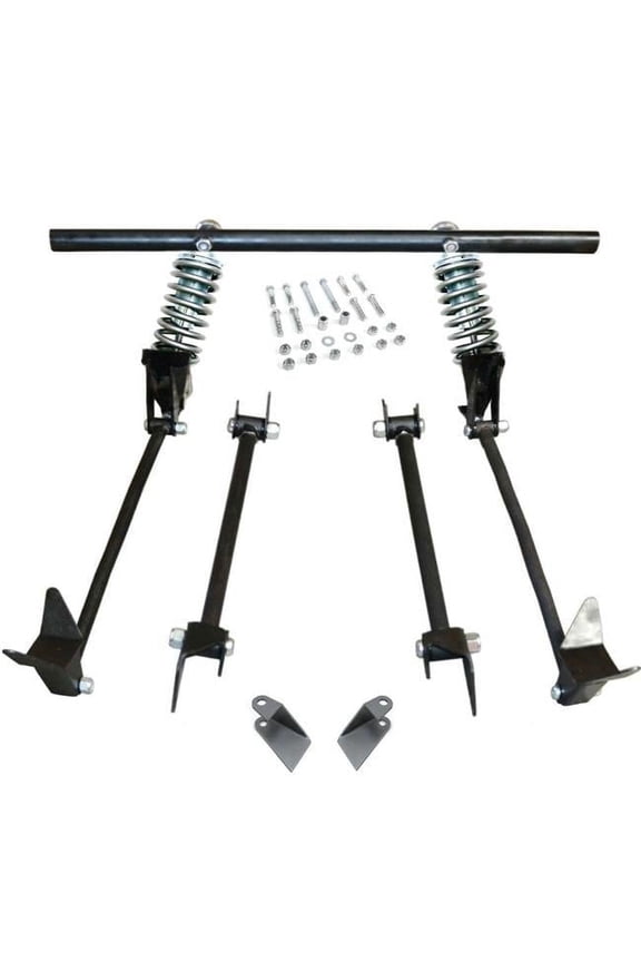 Helix Suspension Brakes & Steering 685793 Triangulated Rear 4-Link Assembly with 39 Coilovers for 1939 Ford Pickup Truck, Panel