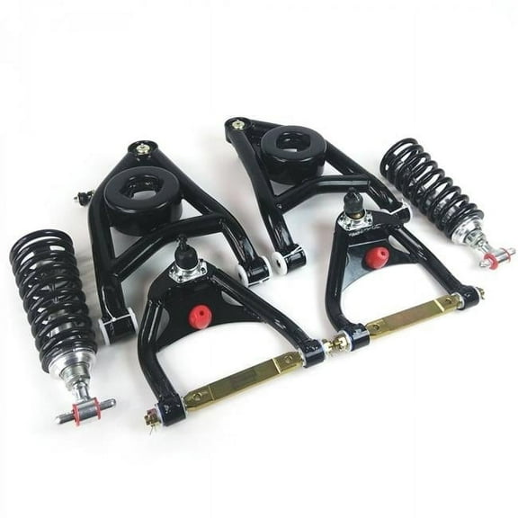 Helix Suspension Brakes & Steering 787837 Tubular Control Arms & 350 lbs Front Coilover Conversion Kit for 1964-1967 GM - A Body