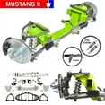thumbnail image 1 of Helix Suspension Brakes & Steering 9027438 IFS Coilover Shock 2 in. Drop 6 x 5.5 Power Left Hand Drive Rack Without Crossmember for 1939-1942 Studebaker Car Mustang 2, 1 of 1