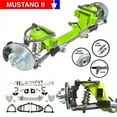 thumbnail image 1 of Helix Suspension Brakes & Steering 9057456 IFS Coilover Shock Stock 5 x 4.75 Power Left Hand Drive Rack Without Crossmember for 1933 Buick 50 Mustang II, 1 of 1