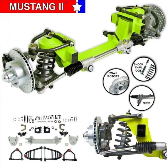Helix Suspension Brakes & Steering All Anglia & Metro Car Must 2 IFS Shx Thru Coil 2 in. Drop 5 x 475 Power Left Hand Rack - No X-member