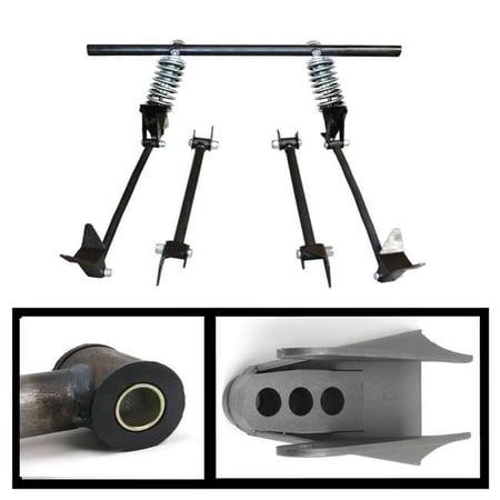 Helix Suspension Brakes & Steering 685803 Triangulated Rear 4-Link Assembly with 40 Coilovers for 1940 Ford Station Wagon Standard, Deluxe, Woody, Woodie