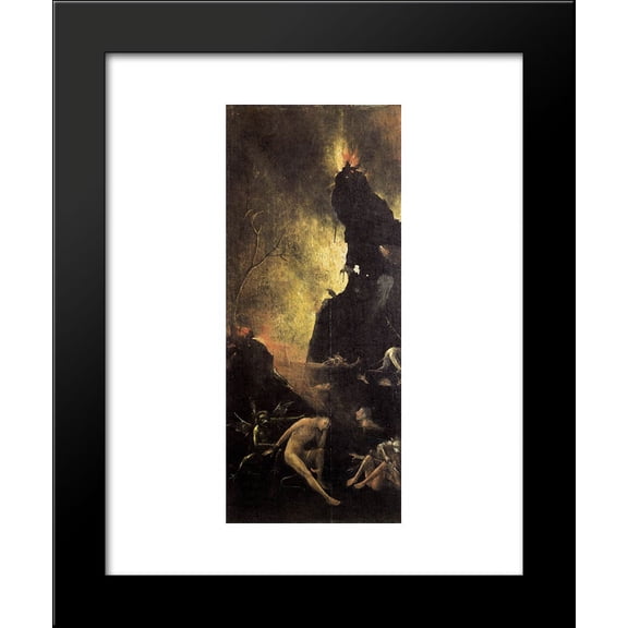 Hell 20x24 Framed Art Print by Bosch, Hieronymus