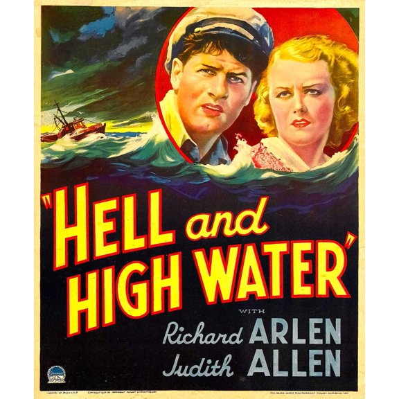 Hell And High Water Canvas Art - (24 x 36)