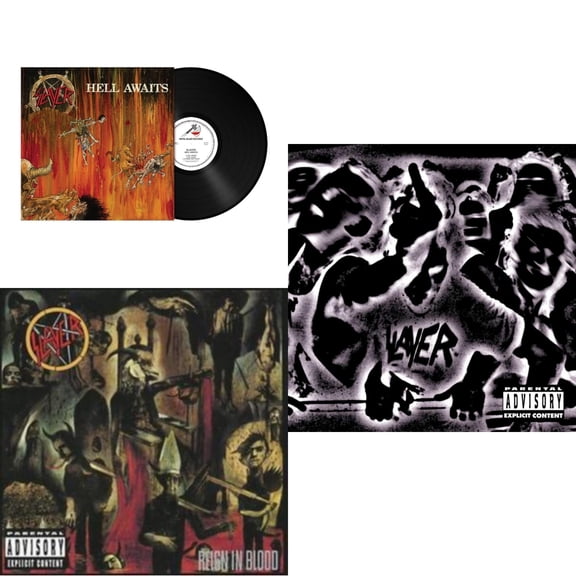 Hell Awaits (180G) & Reign In Blood & Undisputed Attitude [LP Vinyl Bundle]