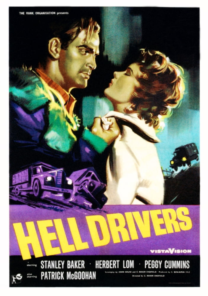Hell Drivers Canvas Art - (11 x 17)