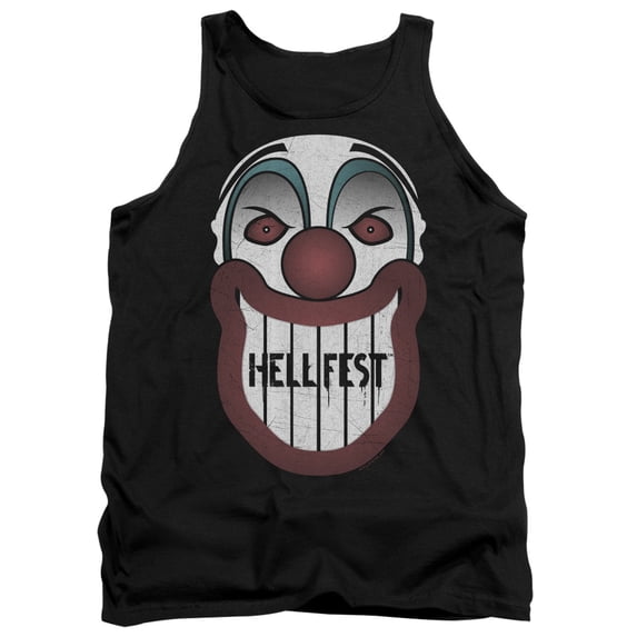 Hell Fest Facade Adult Tank Top Black