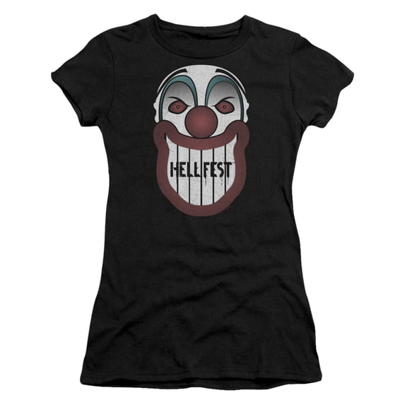Hell Fest Facade Junior Women's Sheer T-Shirt Black