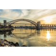thumbnail image 1 of Hell Gate And Rfk Triboro Bridges At Sunset  Ralph Demarco Park; Queens   York  United States Of America by F. M., 1 of 1