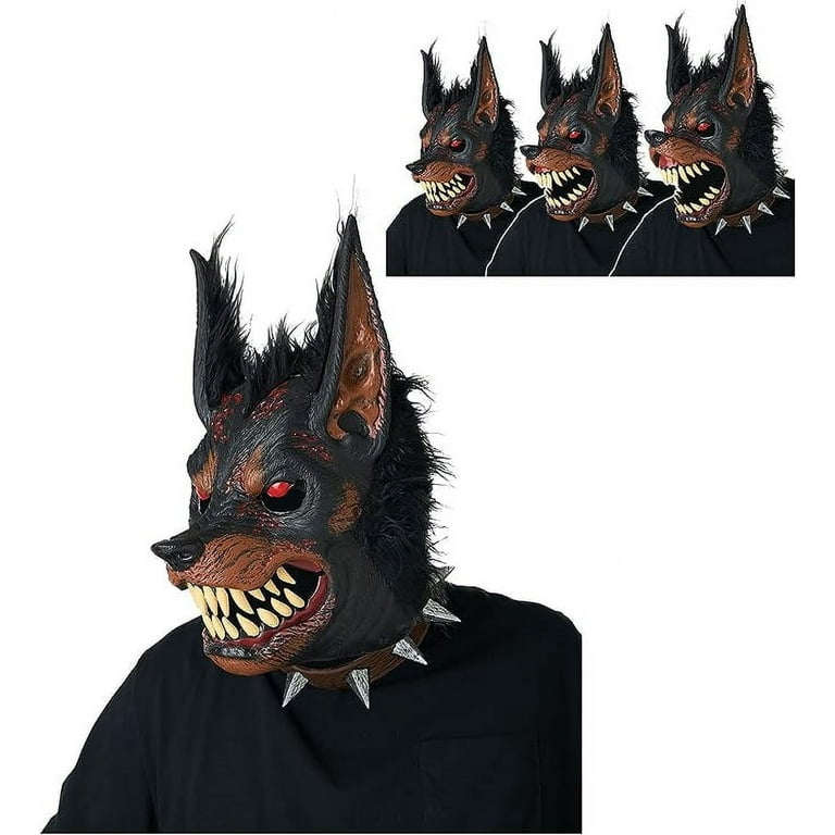Hell Hound ANI-Motion Werewolf Adult Mask - Walmart.com