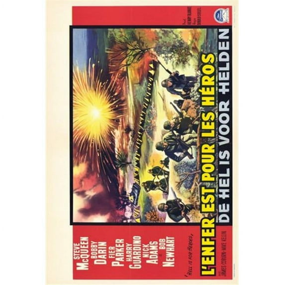 Hell Is for Heroes Movie Poster (11 x 17)
