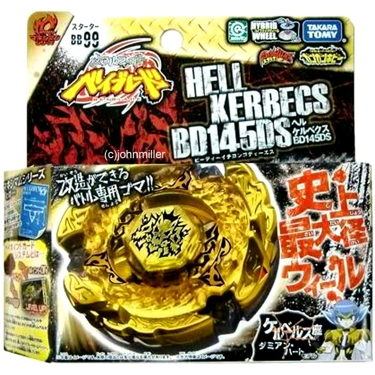 Takara Tomy Hell Kerbecs BD145DS Beyblade, Stamina Type, Metal