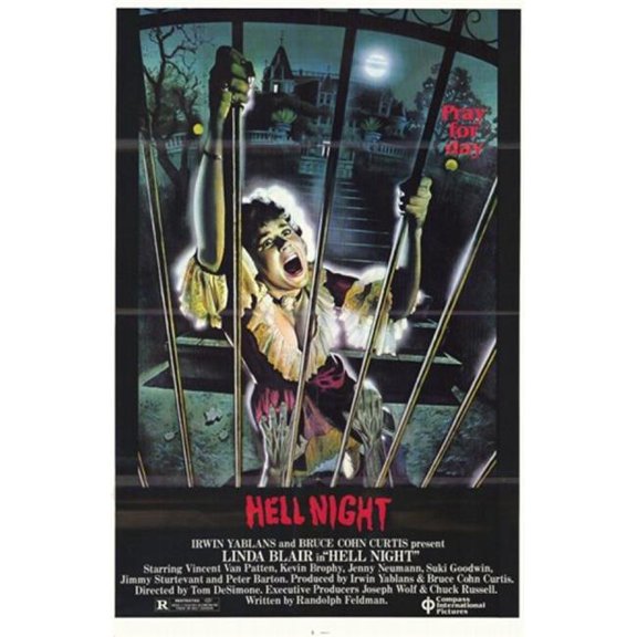 Hell Night Movie Poster - 11 x 17 in.