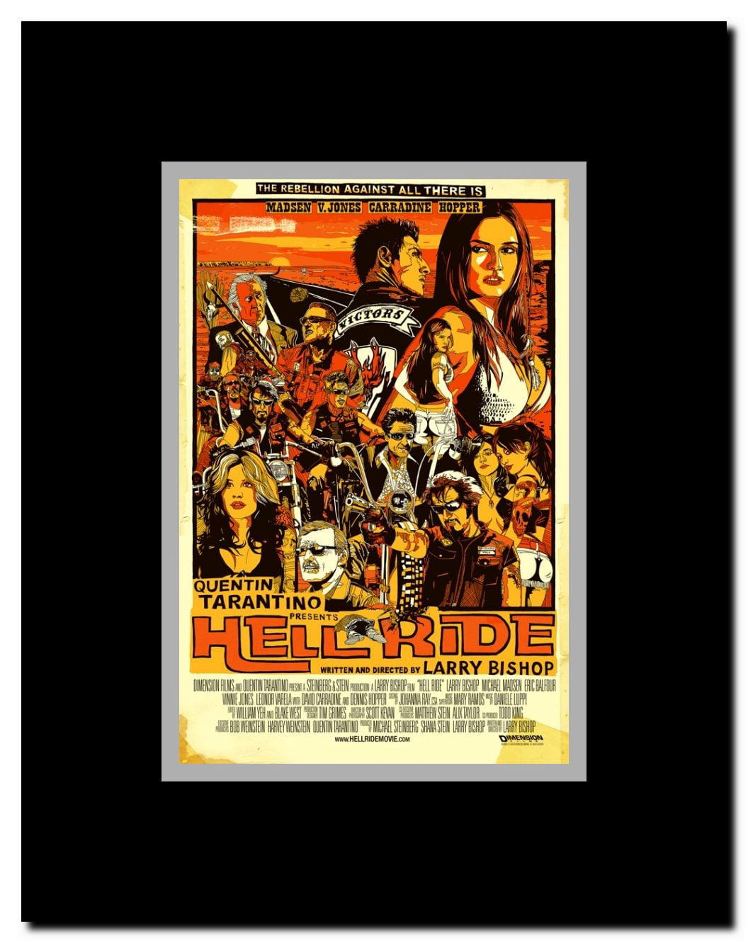 Hell Ride Framed Movie Poster