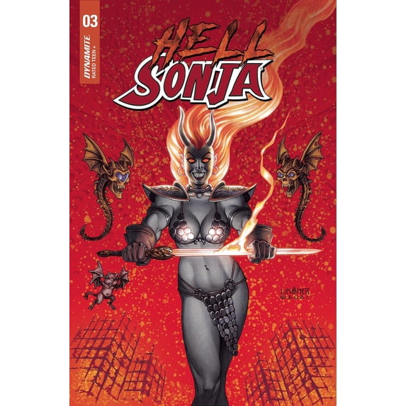 Hell Sonja #3 Cvr D Linsner (Cvr D Linsner) Dynamite Comic Book 2022
