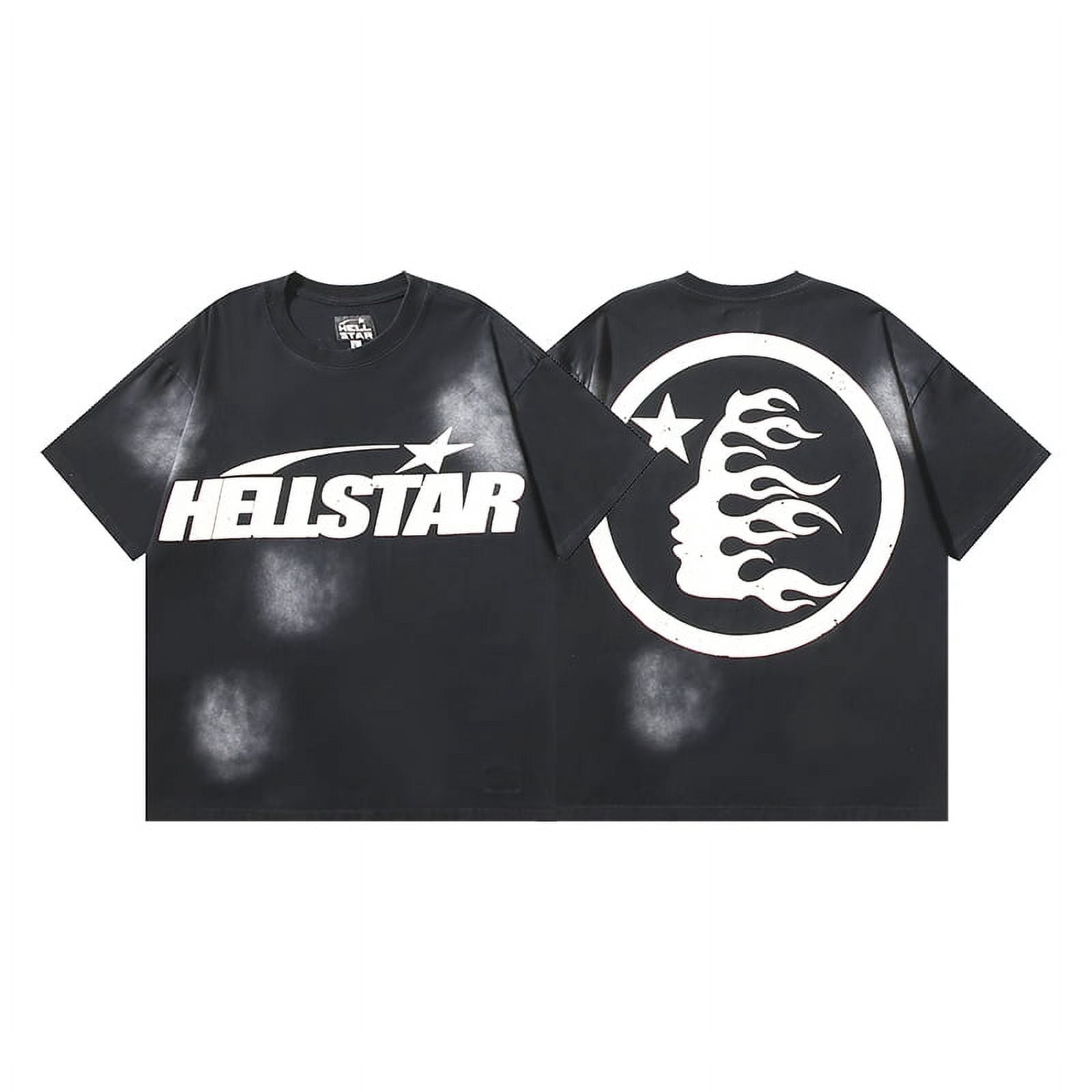 Unisex Black T-Shirt - Classic Star Logo Design, Soft Cotton Crew Neck Short Sleeve Tee, Size S, Officially Licensed