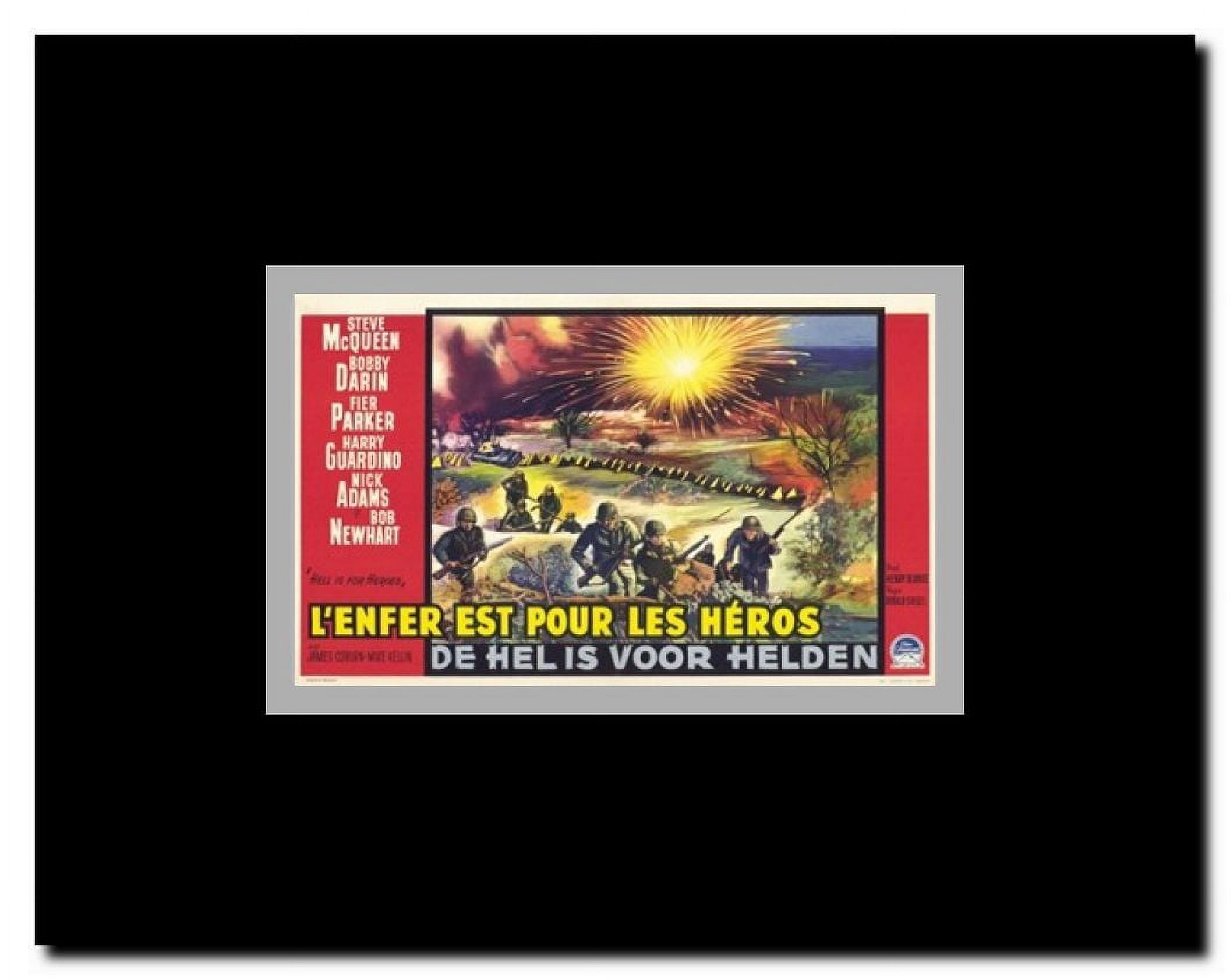 Hell is for Heroes Framed Movie Poster