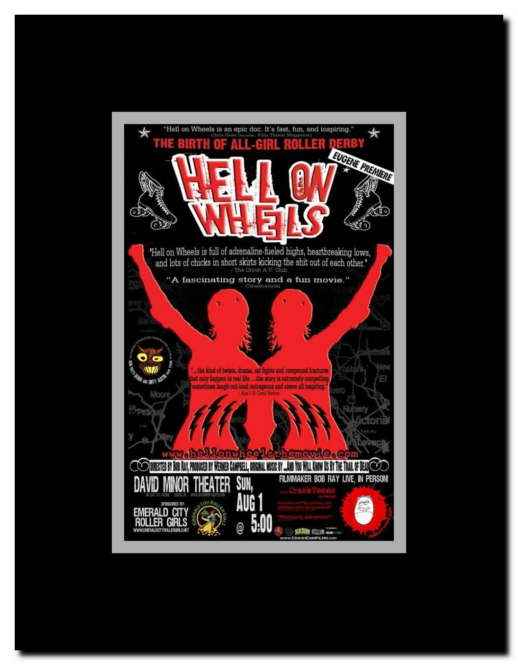 Hell on Wheels Framed Movie Poster