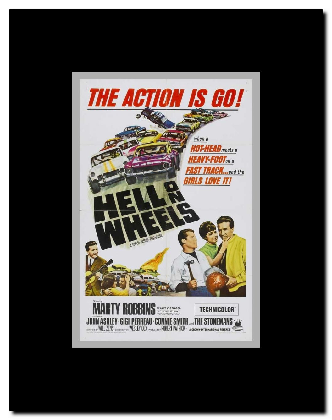 Hell on Wheels Framed Movie Poster