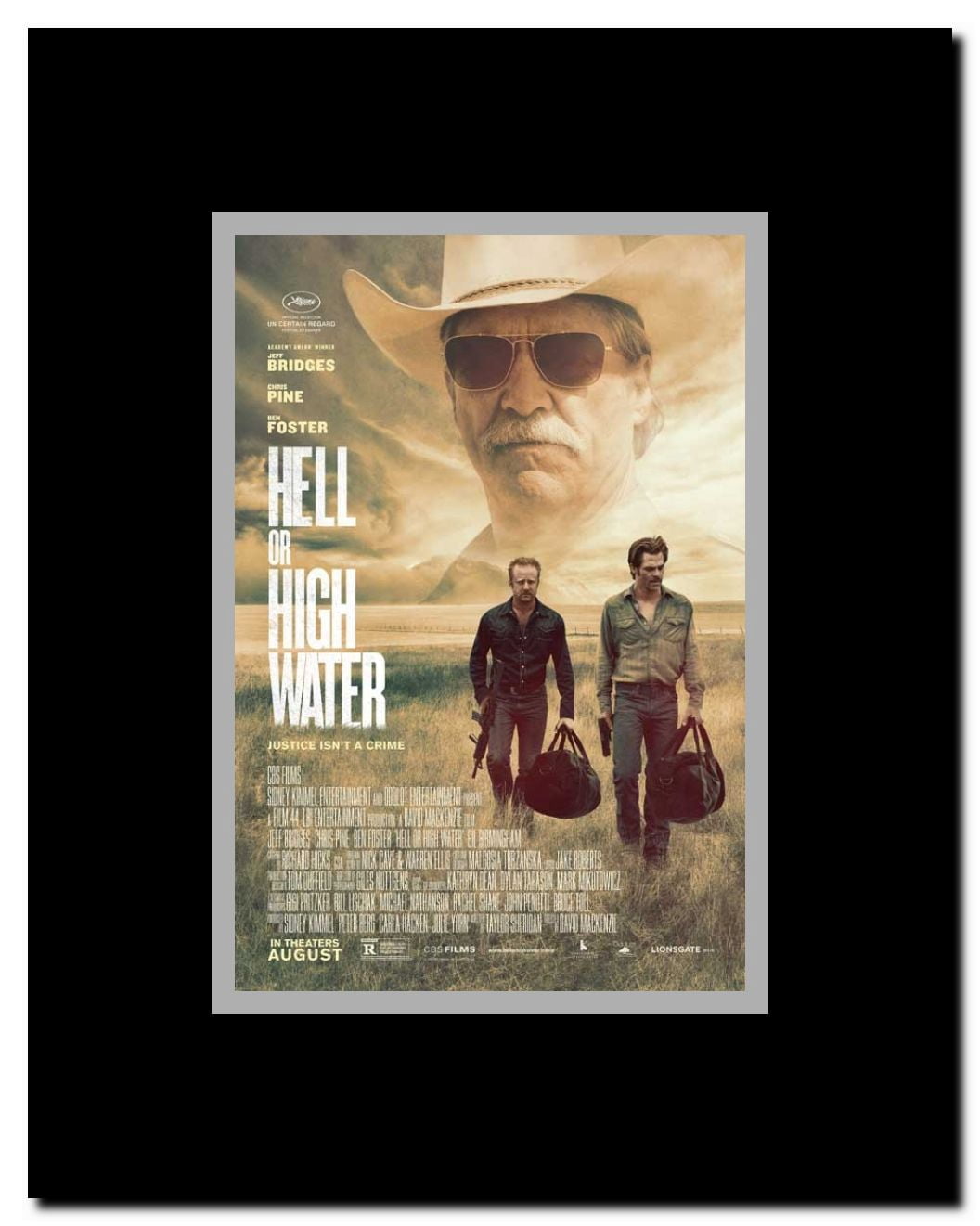 Hell or High Water Framed Movie Poster