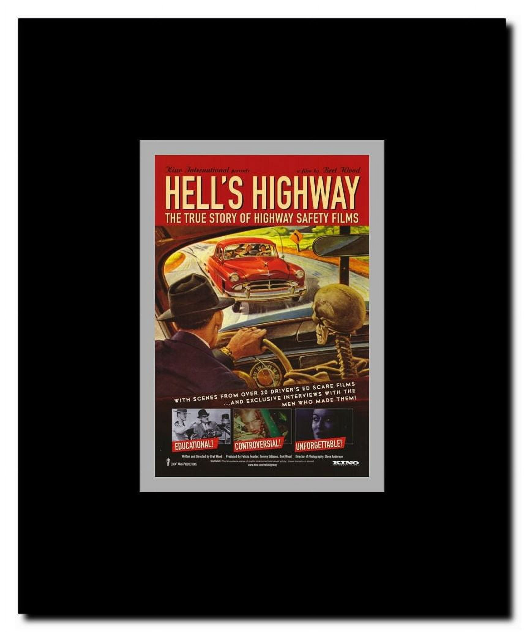 Hell's Highway: The True Story of Highway Safety Films Framed Movie Poster
