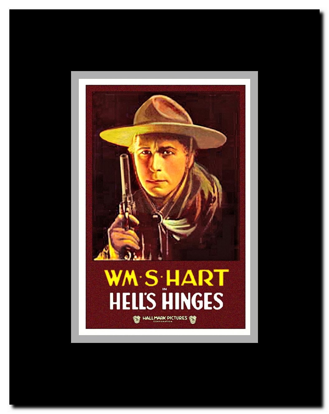 Hell's Hinges Framed Movie Poster