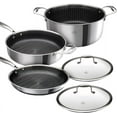 thumbnail image 1 of Hell's Kitchen Ceramic Hybrid 5 Piece Cookware Set, 1 of 4