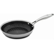 Hells Kitchen PFAS-FREE Ceramic Hybrid 8 Fry Pan, Nonstick, Scratch-Resistant, Ergonomic Handle, Dishwasher Safe, Multi-Cooktop, and Oven-Safe