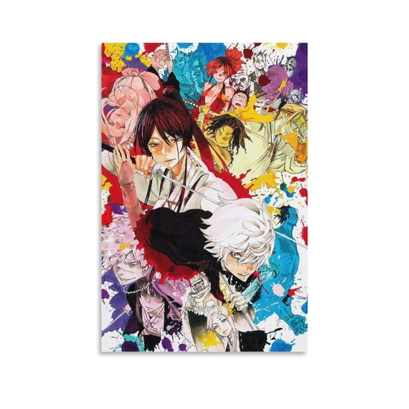 Hell's Paradise Jigokuraku Manga Poster Poster Decorative Painting Canvas Wall Art Living Room Posters Bedroom Painting 16x24inch(40x60cm)