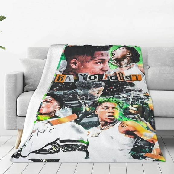 Hell-uva Boss Fleece Blanket Soft Cozy Throw Blanket 40x50, Lightweight Fuzzy Comfy Flannel Blanket Warm Plush Throw Blankets for Couch, Sofa, Bed