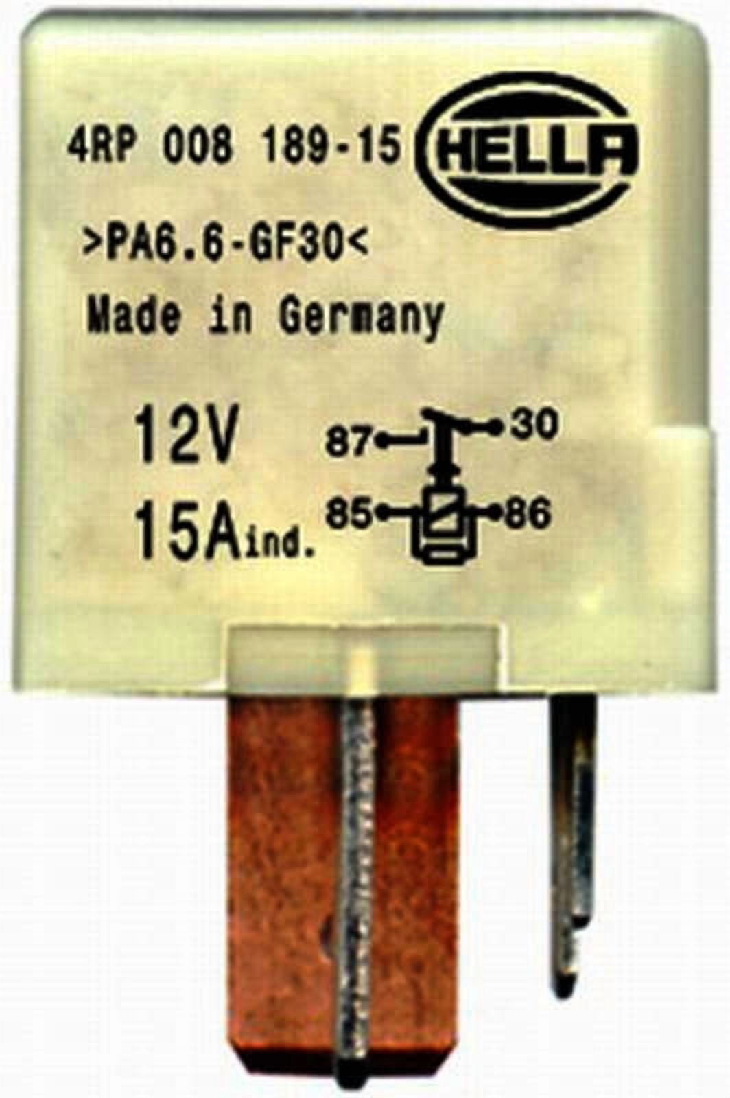 Hella 008189151 Fuel Pump Relay