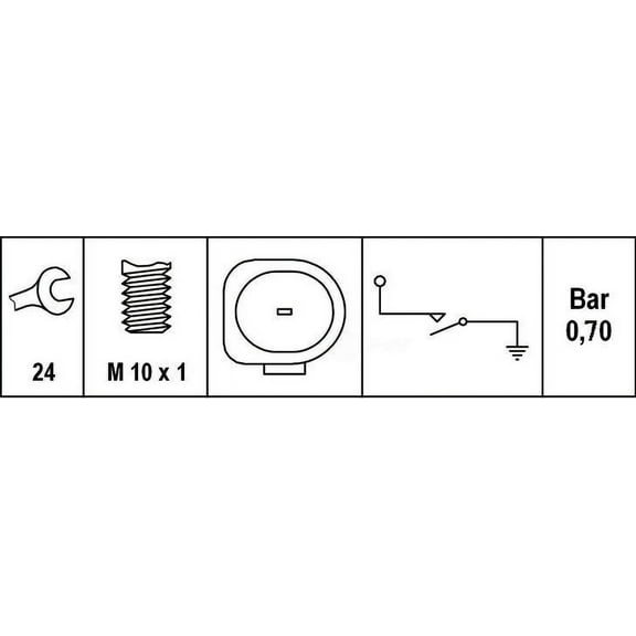HELLA 008280031 OIL PRESSURE SWITCH