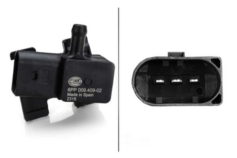 Hella 009409021 Exhaust Pressure Sensors Fits select: 2014-2018 BMW 328 D XDRIVE