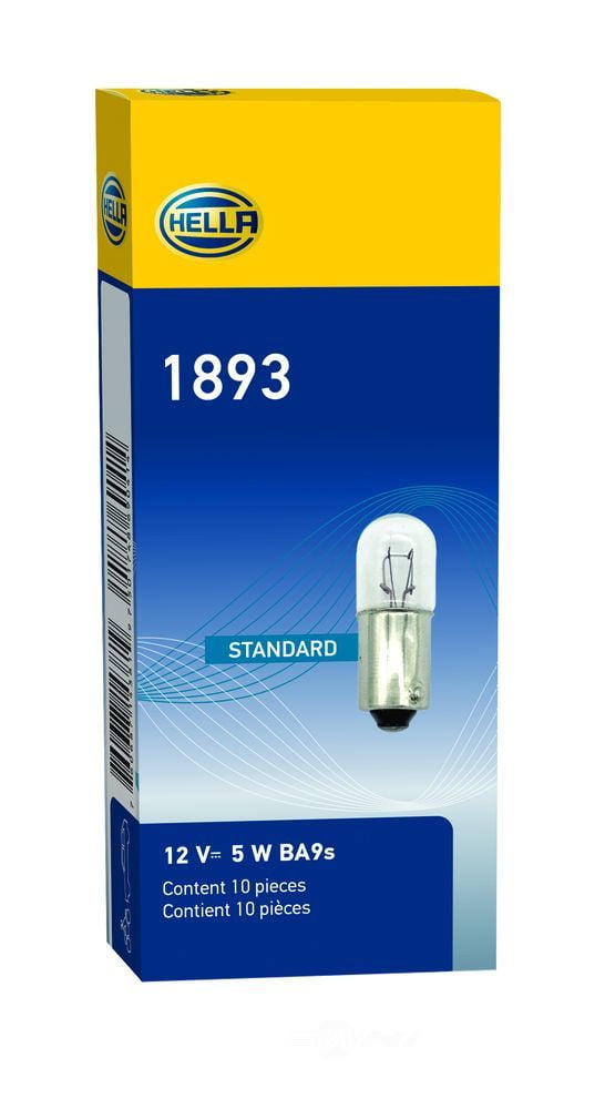 Hella 1893 Bulb 1893 12V 5W Ba9S T3.25