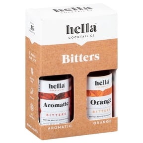 Hella 2 Flavor Bitters Barset, Aromatic and Orange (3.4 oz)
