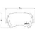 thumbnail image 1 of Hella 355011771 OEM - OE Formulated Friction Material, 1 of 2