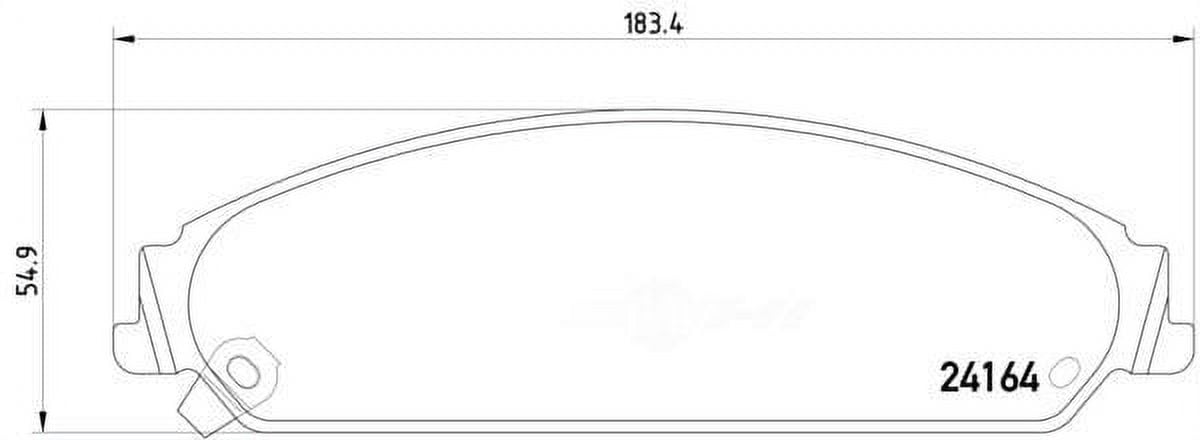 Hella 355011891 OEM - OE Formulated Friction Material