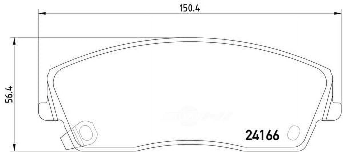 Hella 355011901 OEM - OE Formulated Friction Material