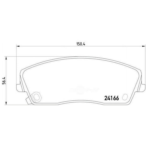 Hella 355011901 OEM - OE Formulated Friction Material