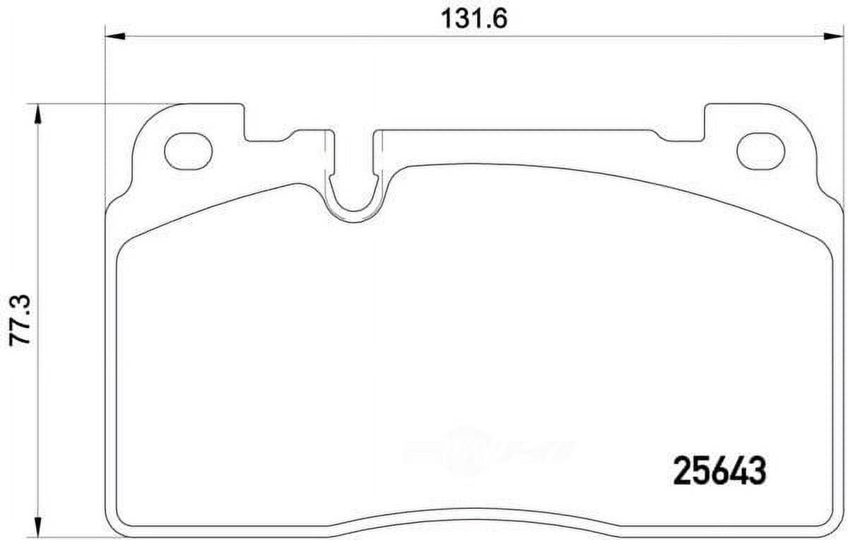 HELLA 355020241 OE Formulated Low-Metallic Disc Brake Pad Set