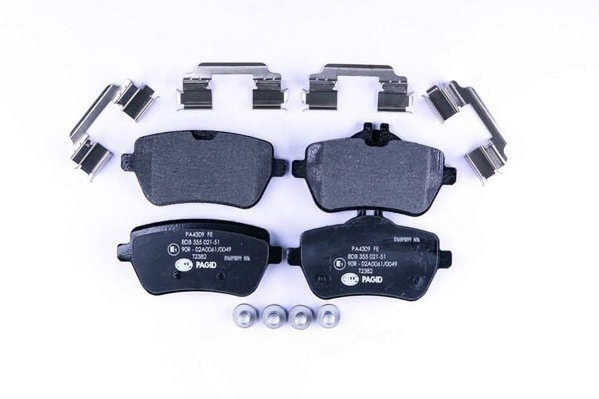 Hella 355021511 OEM - OE Formulated Friction Material Fits select: 2015 MERCEDES-BENZ S 550 4MATIC, 2016-2017 MERCEDES-BENZ S 550