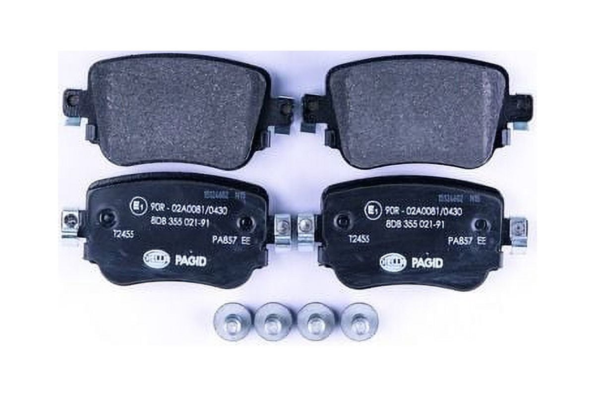 HELLA 355021911 OE Formulated Low-Metallic Disc Brake Pad Set