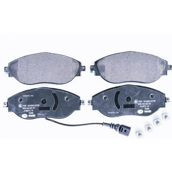 HELLA 355021921 OE Formulated Low-Metallic Disc Brake Pad Set