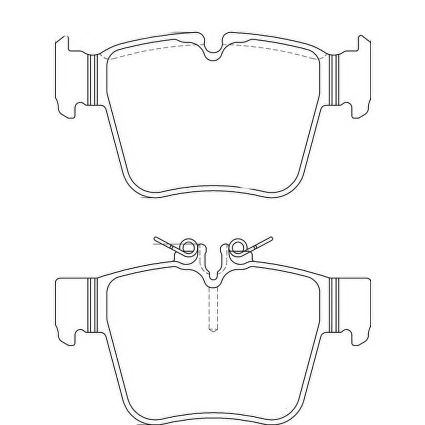 HELLA 355024991 OE Formulated Low-Metallic Disc Brake Pad Set