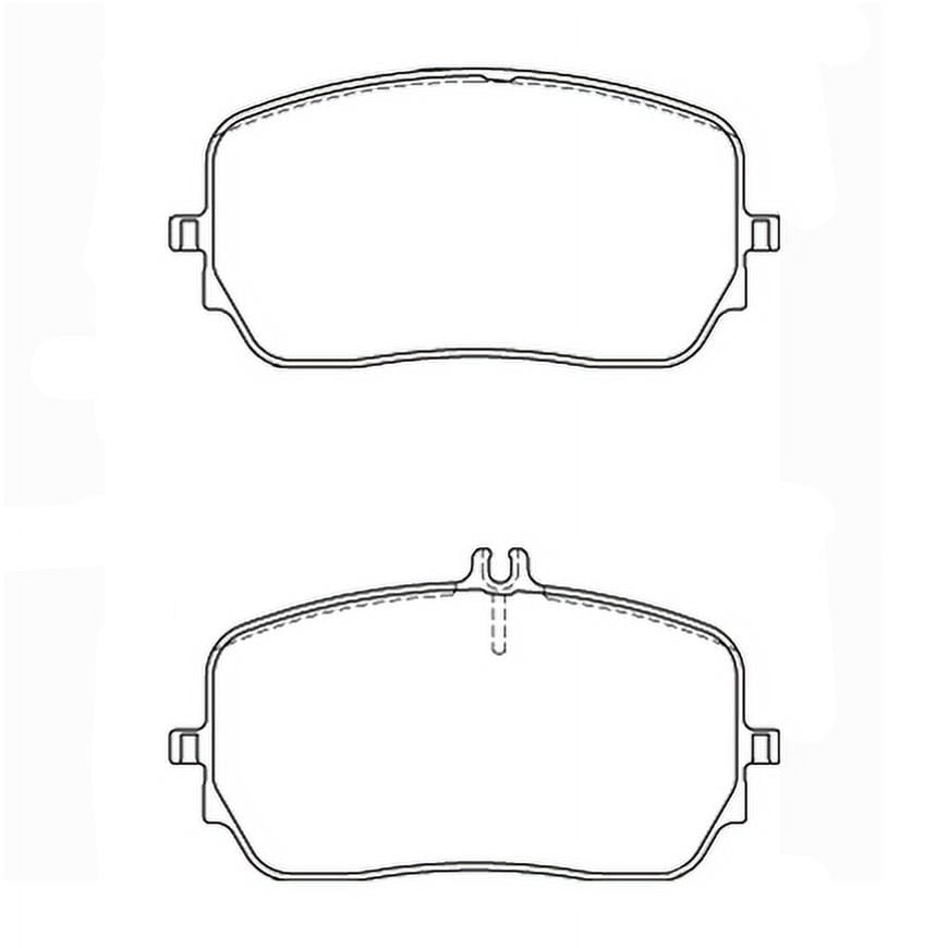 HELLA 355039211 OE Formulated Low-Metallic Disc Brake Pad Set