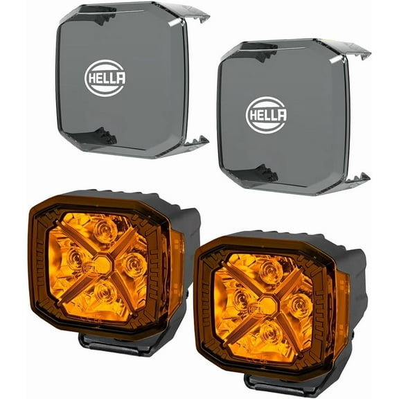 Hella 358233921 X-treme Spotlight Xt-4a Amber