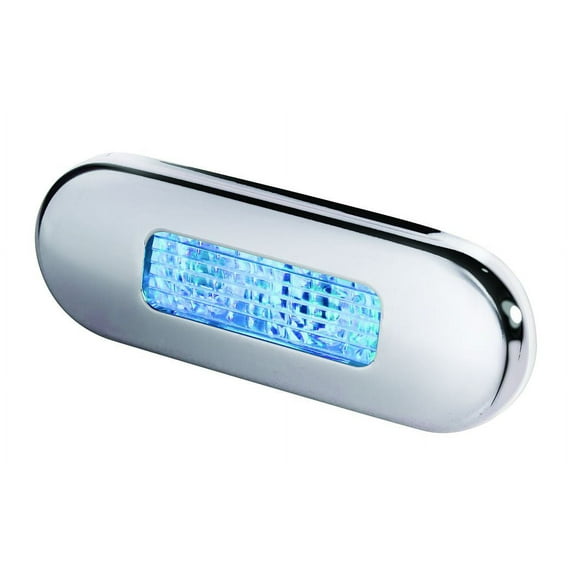 Hella 959680611 '9680 Series' Multivolt Blue 10 33V Dc Led Step Light With